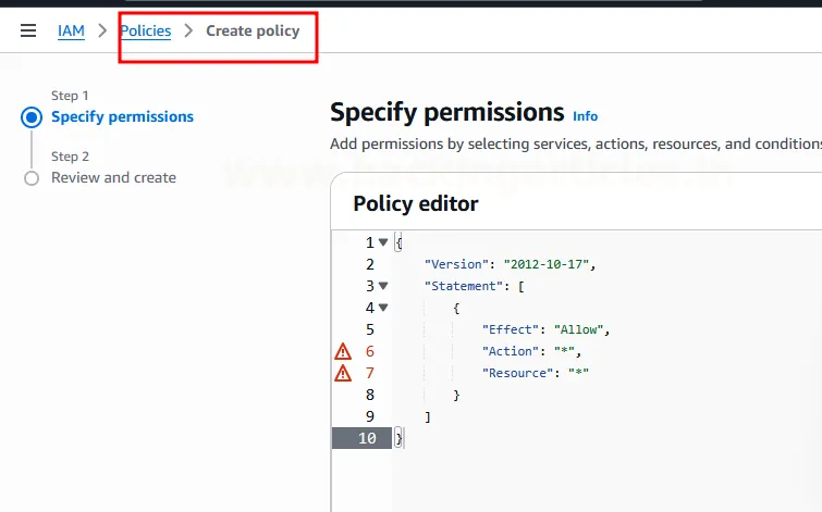 AWS IAM Policy Version Privilege Escalation