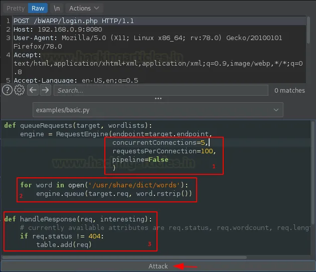 Burp Suite Turbo Intruder