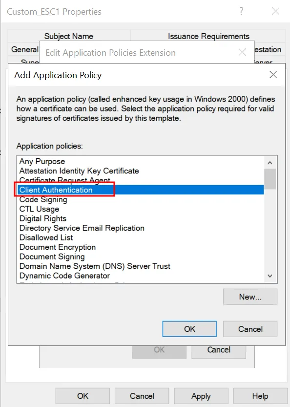 AD CS ESC1 Certificate Exploitation