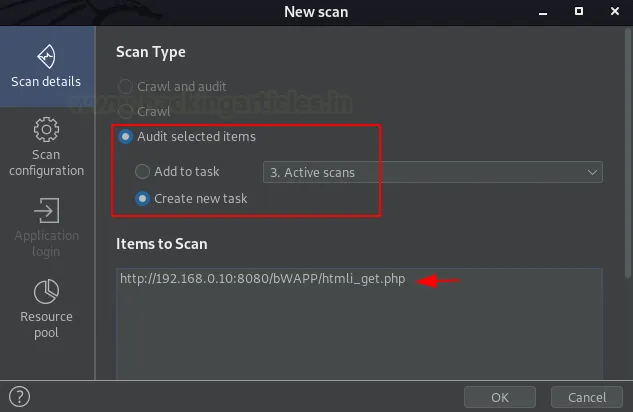Burp Suite Active Scan