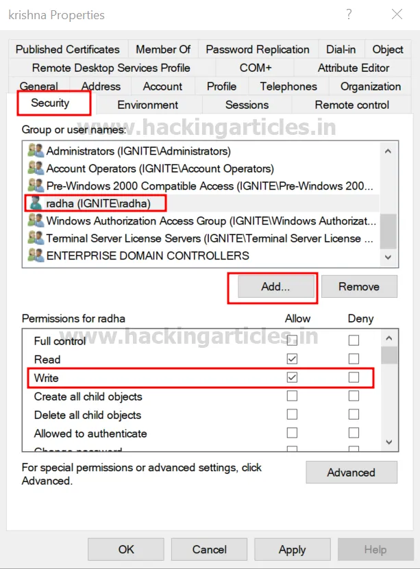 GenericWrite Active Directory Abuse