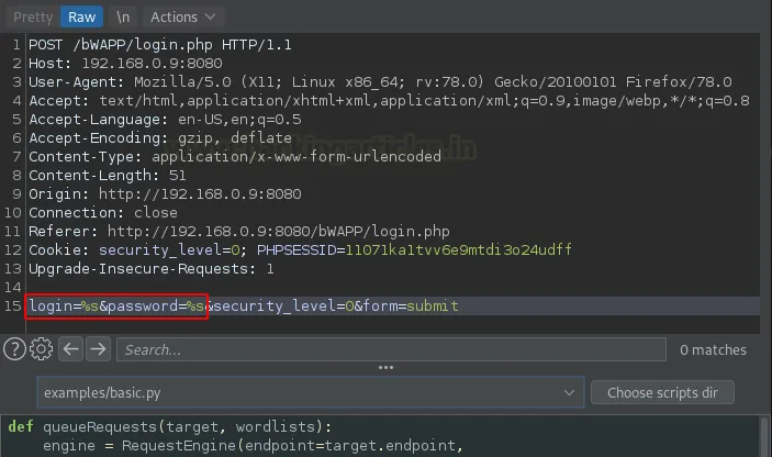 Burp Suite Turbo Intruder