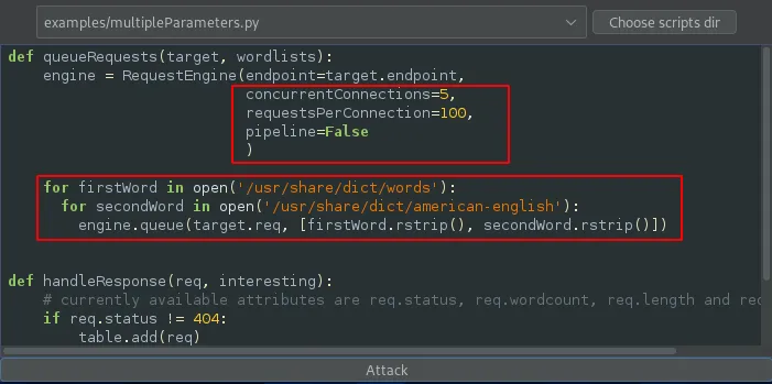 Burp Suite Turbo Intruder