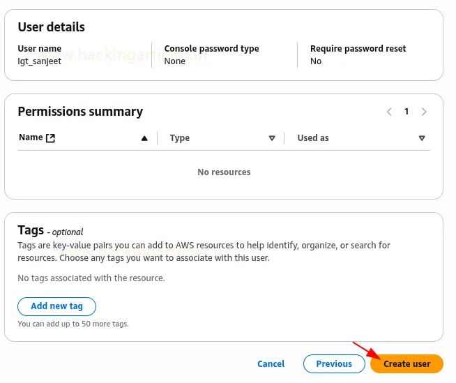 IAM CreateLoginProfile abuse