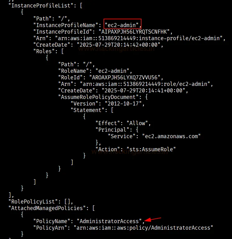 EC2 credentials theft via SSRF