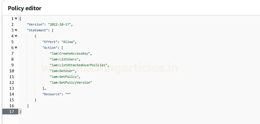 AWS IAM CreateAccessKey Privilege Escalation