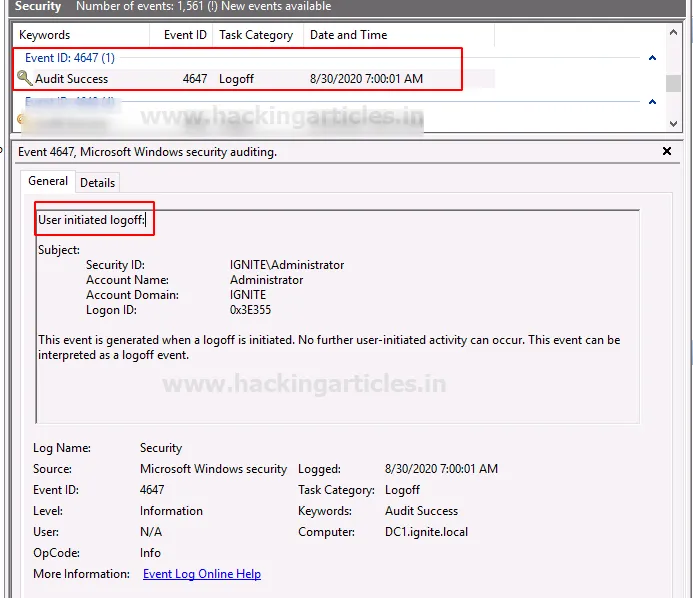 Windows Account Logon and Logon Events