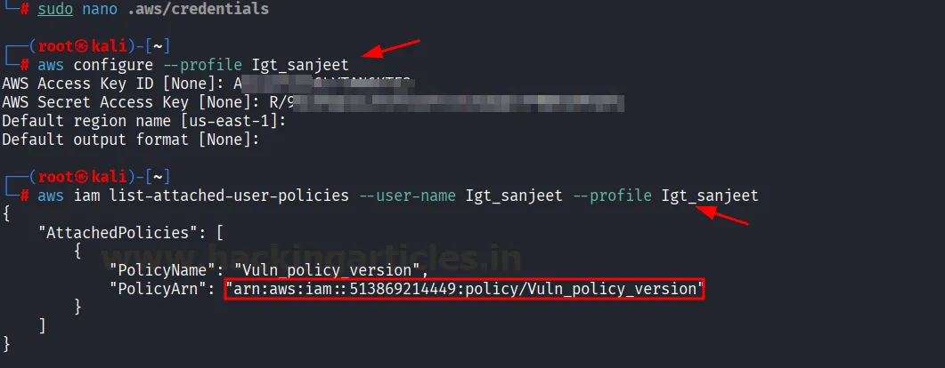 AWS IAM Policy Version Privilege Escalation